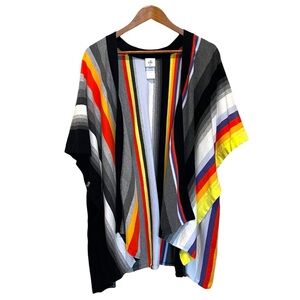 Cabi 5990 Serape Poncho M/L 100% Cotton Knit Spring 2020